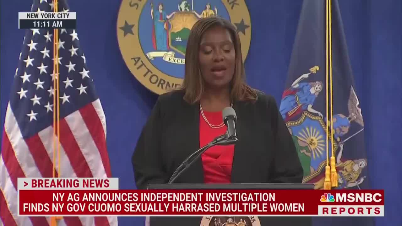 BOMBSHELL NY AG Report: Gov. Cuomo Sexually Harassed Multiple Women