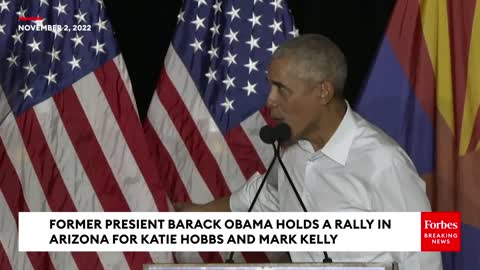 Barack Obama: 'Kari Lake Actually Interviewed Me Back In 2016...'