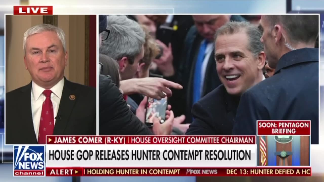 Rep James Comer- Joe Biden is not the one calling the shots