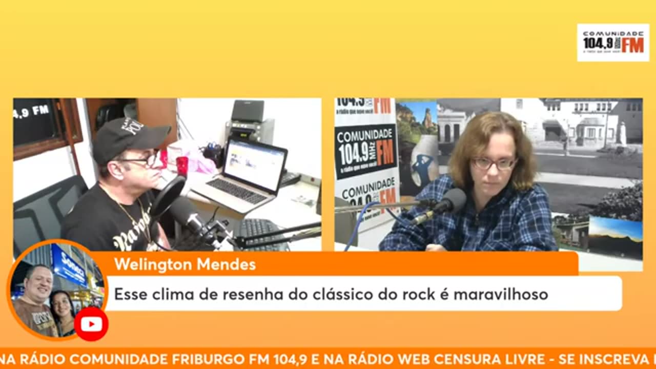 Programa Clássicos do Rock com Lula Siqueira - 16/06/2023.