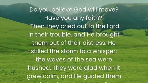 Hold fast to faith, for He is always in control! 🙌✨