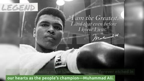 Boxing legend Muhammad Ali