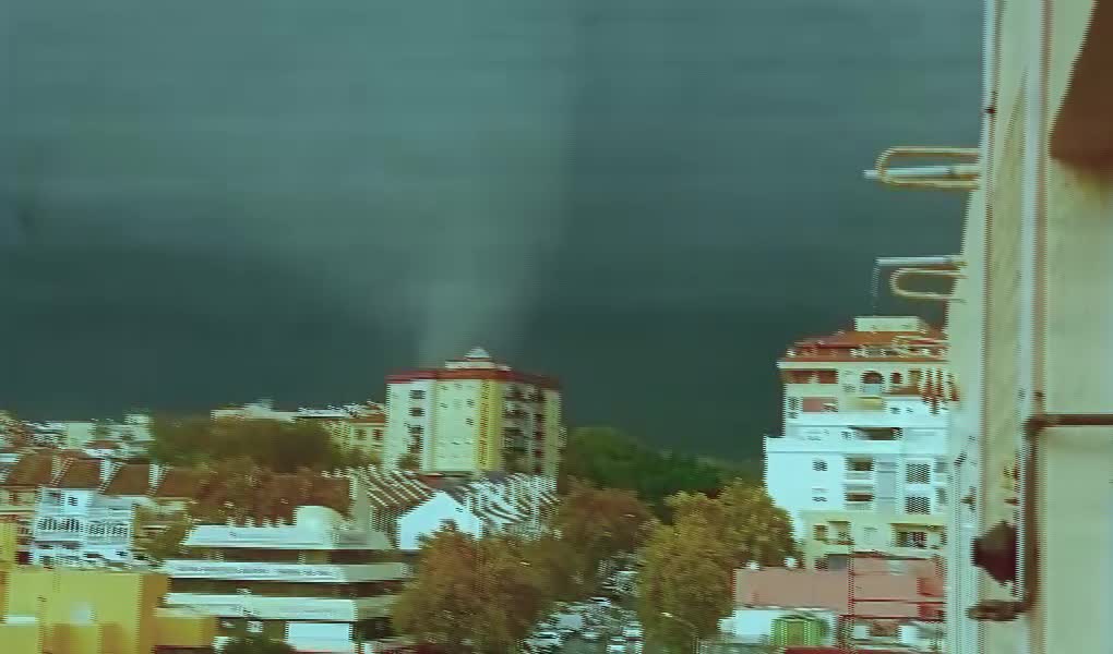 Footage of tornado in Marbella Spain! A storm caused extensive damage