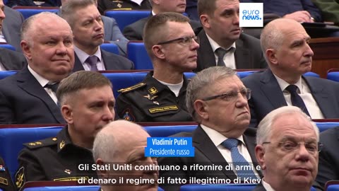 NOTIZIE DAL MONDO Putin,aumento della presenza militare alleata alle frontiere russe,produrremo missili Oreshnik da lanciare contro l'Europa,ha detto che la Russia deve essere pronta per qualsiasi sviluppo della situazione a medio termine