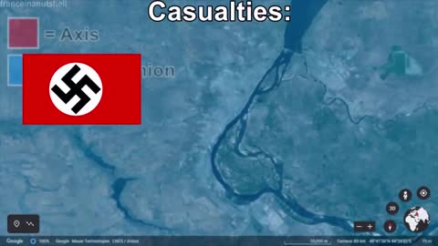 Battle of Stalingrad in 25 seconds using Google Earth