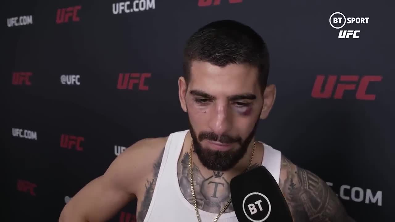 Ilia Topuria is 'sure' he will face Paddy The Baddy in the future UFC 282 post fight interview