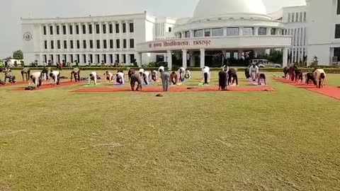 Sri krishna university surya namaskar