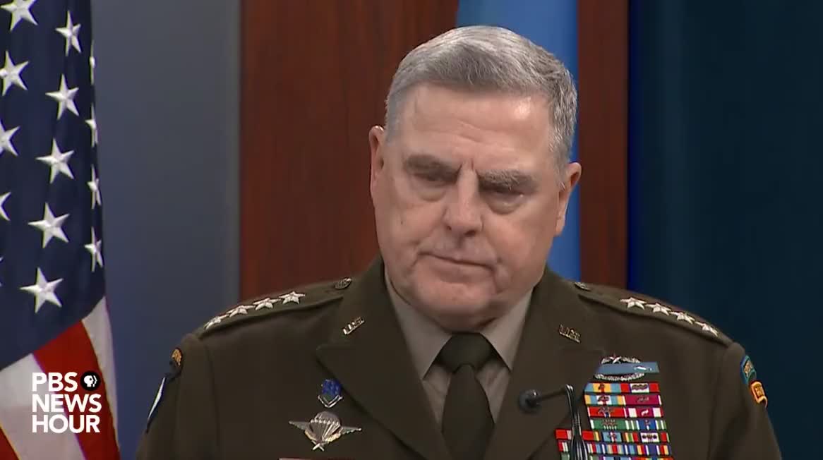 Gen. Milley Promises To Defend Ukraine "As Long As It Takes"