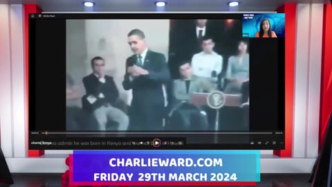 nObama ADMITS on TAPE that he was NOT born in the USA & Other News Charlie Ward 032924