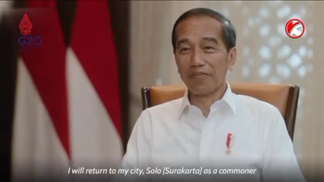 moment interview with British media President Indonesia Jokowi widodo