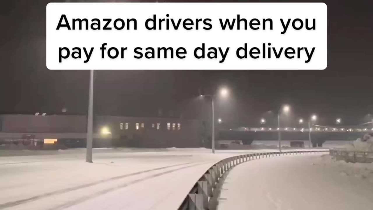 Amazon delivery drivers when you pay for expresss shipping