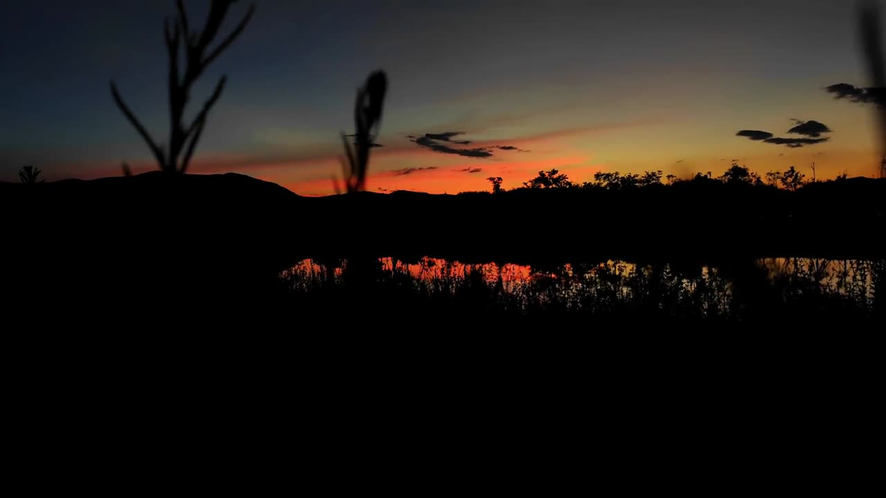 The sky is most beautiful when it is about to get dark.