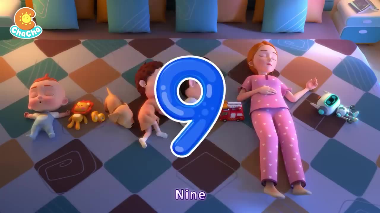 Ten in the bed |Number song| Learn number Rhymes for toddlers 1 to 10 |