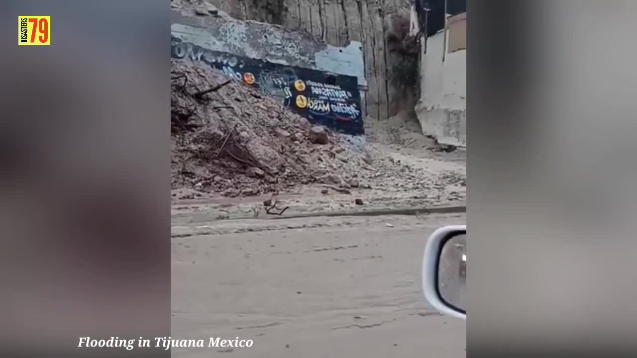 Tijuana Flood: Roads turn into rivers after heavy rain!