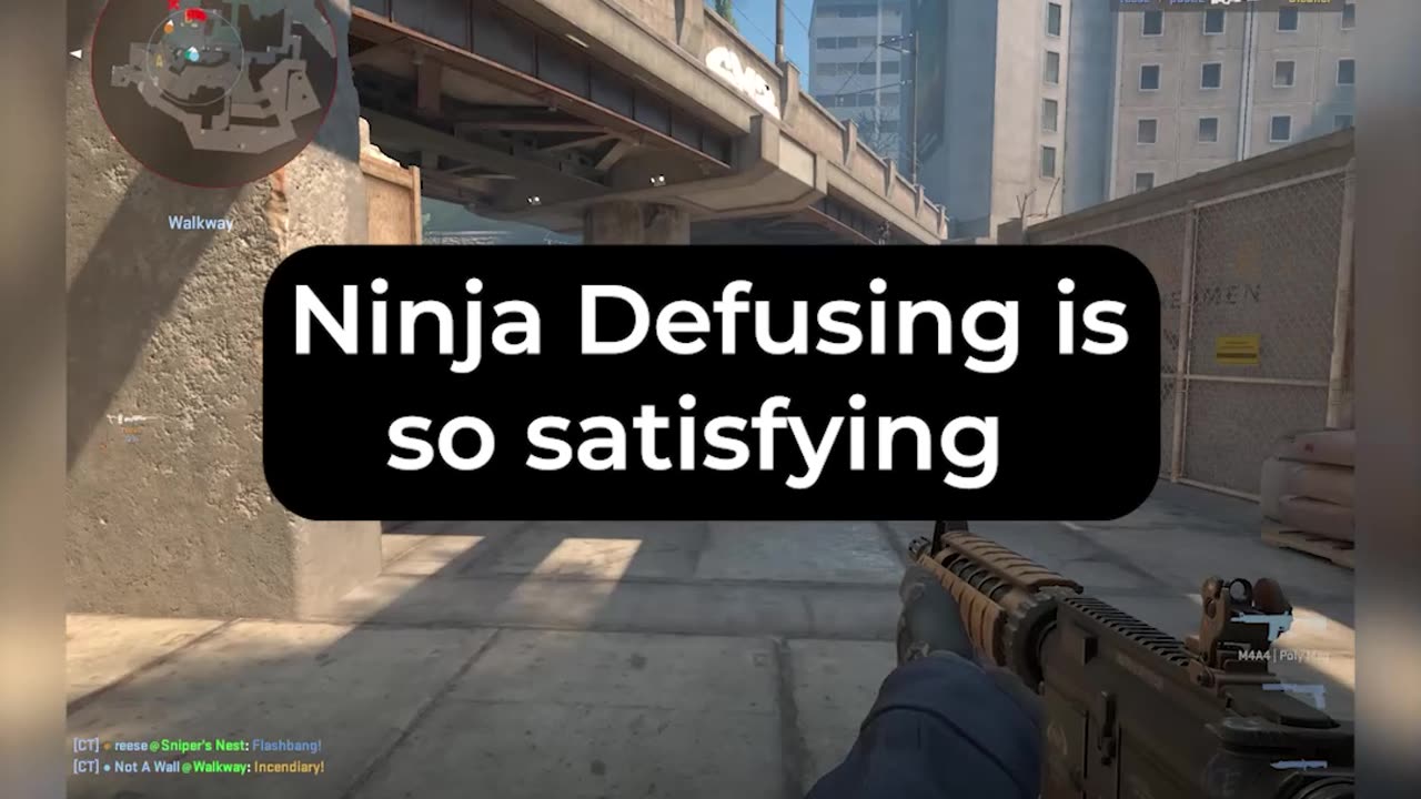 Ninja defusing is so satisfying