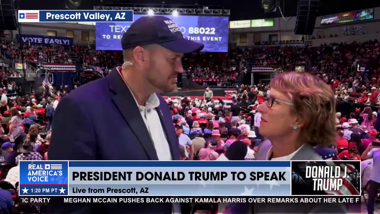 Wendy Rogers Interview at the Prescott, AZ Trump Rally