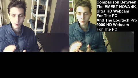 Outtake #196 Of The Comparison Between EMEET NOVA 4K Ultra HD Webcam And Logitech Pro 9000 HD Webcam