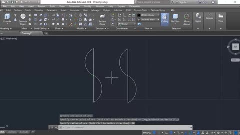 Start End Radius Drawing on AutoCAD by Masroor Khan For Beginners