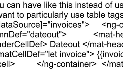 Angular mattable weird alignment with cells containing long strings