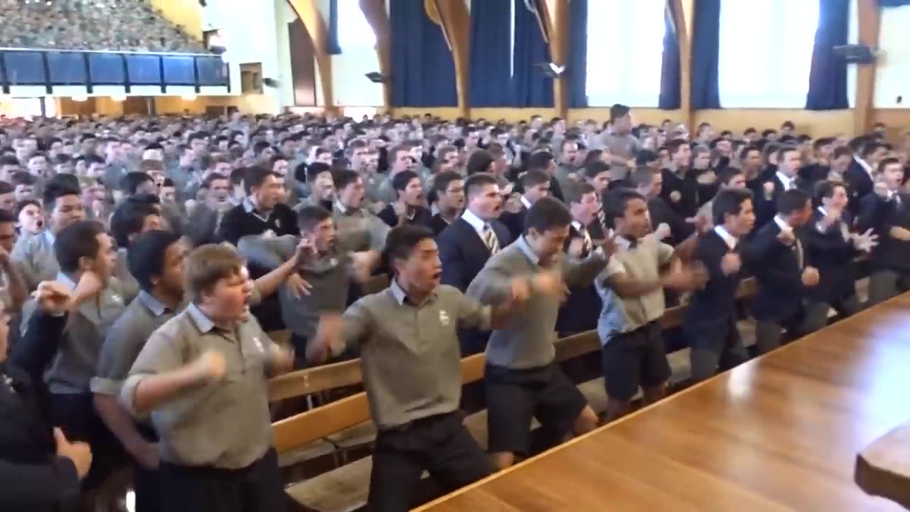 High School Boys Honor Retiring Teacher With Moving Haka