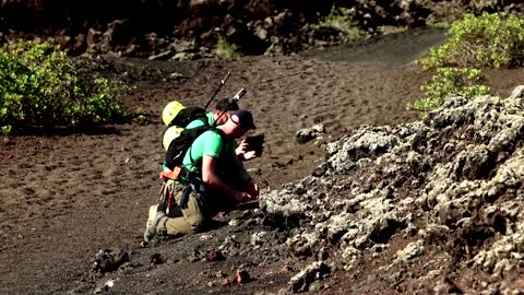 Astronauts train on Lanzarote for space missions