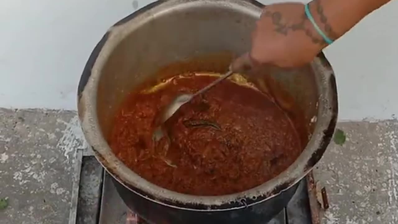 Traditional Mutton Keema on Chulah.