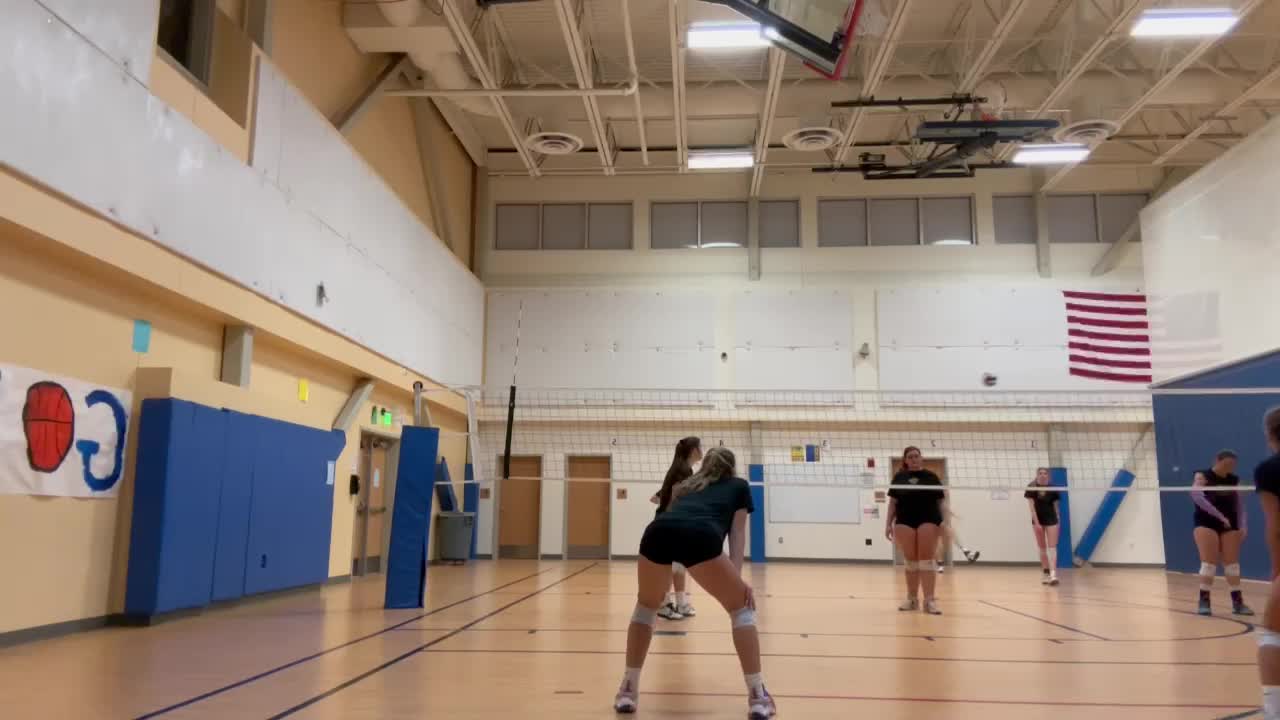 Girl Gets Headshot at Volleyball Practice