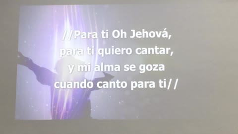 Para tí Oh Jehova, para tí quiero cantar