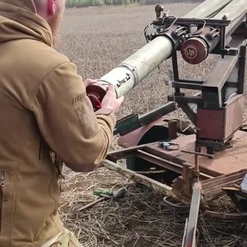 Ukrainians Show Russians Their Mobile Grad Setup