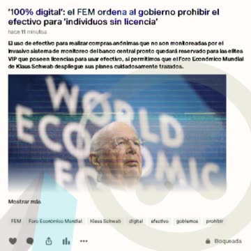 '100% digital': el FEM ordena al gobierno prohibir el efectivo para 'individuos sin licencia'