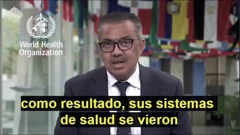 Tedros da OMS está falando que eles controlarão tudo?