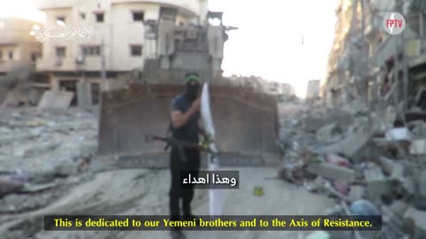 (EN) Al-Qassam Brigades striking Zionist enemy vehicles invading eastern Rafah, 18 Sep 2024