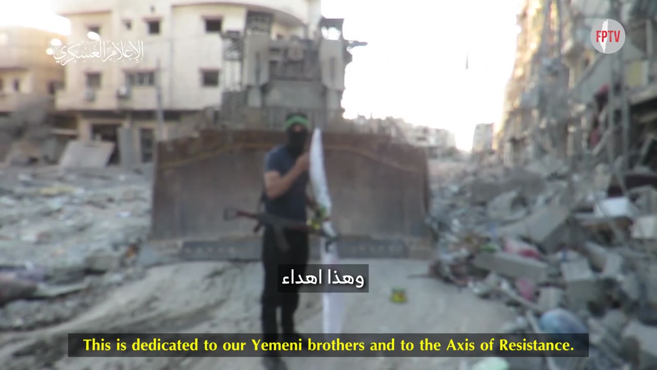(EN) Al-Qassam Brigades striking Zionist enemy vehicles invading eastern Rafah, 18 Sep 2024