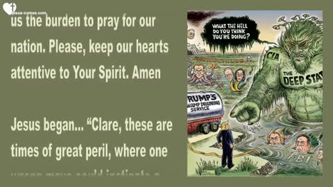 The Deep State is not fighting President Trump, they fight against Me ❤️ Love Letter from Jesus
