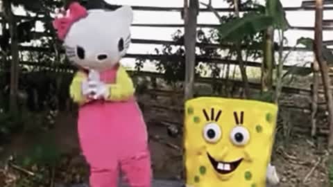 Badut mampang joget asyik
