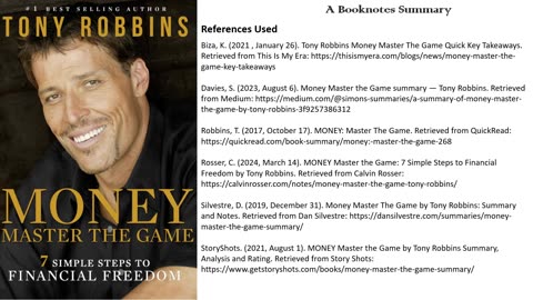 Money, Master the Game by Tony Robbins