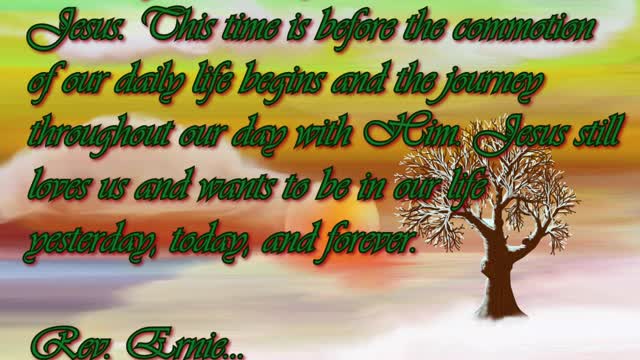 Daily Message from Rev. Ernie, December 15 2022