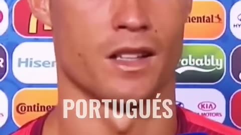 Cristiano hablando en diferentes idiomas