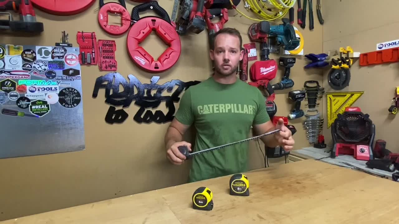 Tape measure review and comparison. Lufkin shockforce vs Stanley fatmax