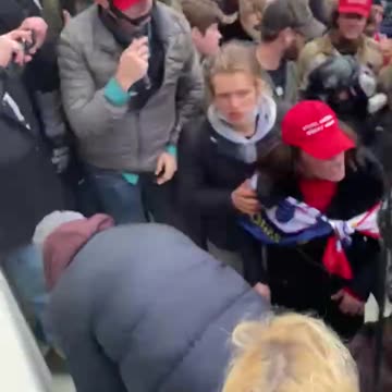 Jan 6, Patriots Try Stopping Fed Agents From Breaking Capitol Windows