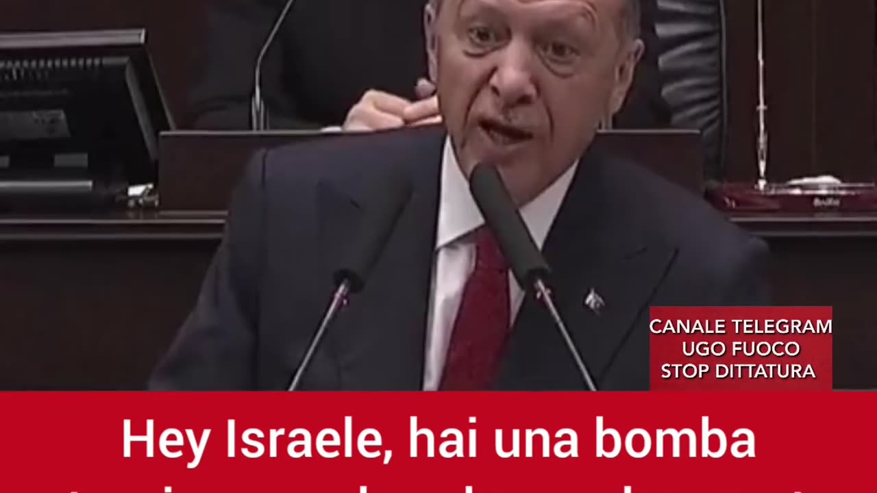 🔴💣 ERDOGAN MINACCIA I SIONISTI, ''Sei spacciato, la tua fine è vicina''.