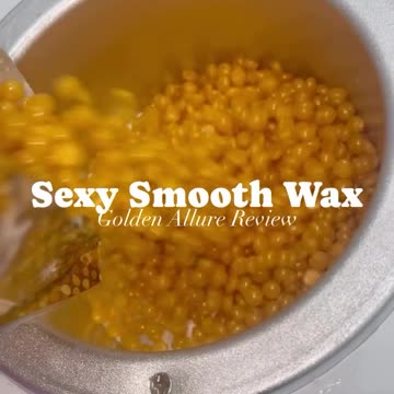 Melting Sexy Smooth Golden Allure Hard Wax | Honest Review by @waxedit.clt