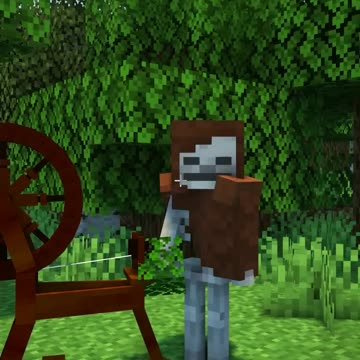 There's a 1% Chance a Skeleton Spawns like This #shorts