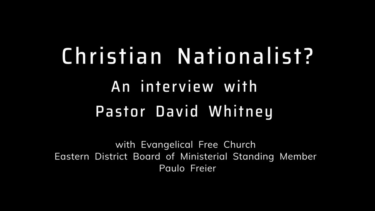 "Are You a Christian Nationalist?"