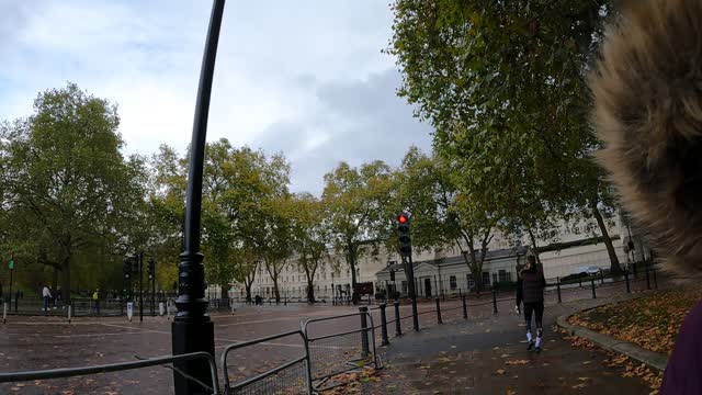 Walking to St James's park London.speedlapse.8th Nov 2022
