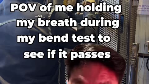 Ever held your breath during a bend test?! 😂🤣