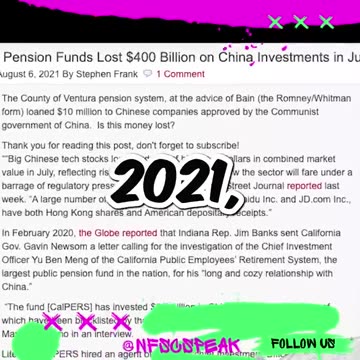 Miles Guo Exposed Weijian Shan Caused Massive Loss Which American Pension Funds Invested In China