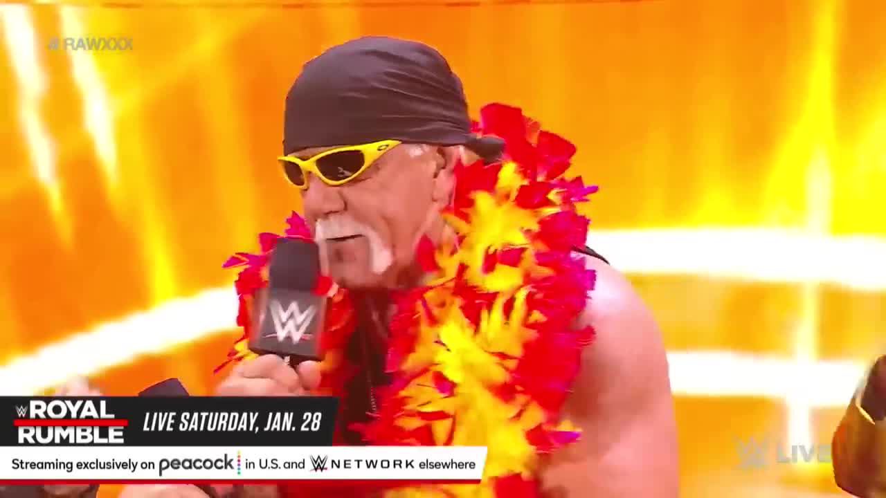 Hulk Hogan gets the party started on Raw is XXX: Raw, Jan. 23, 2023