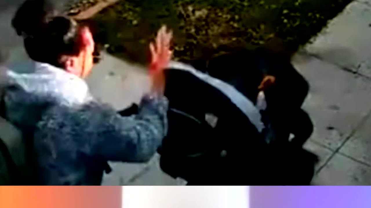 Lady Pushing A Stroller Gets Clubbed For No Reason