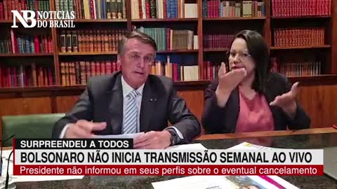 Bolsonaro surpreende e tradicional Live Semanal não é transmitida